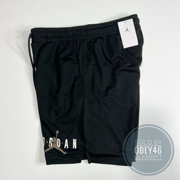 Nike Air Jordan Essentials Mesh Basketball Shorts Black DV7652-010 Size Medium - Picture 4 of 4